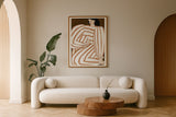 Modrest - Khan Modern 4-Seater Off White Fabric Sofa