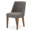 Brooklyn Walk Side Chairs (Set of 2) Gray Woven Fabric – AICO