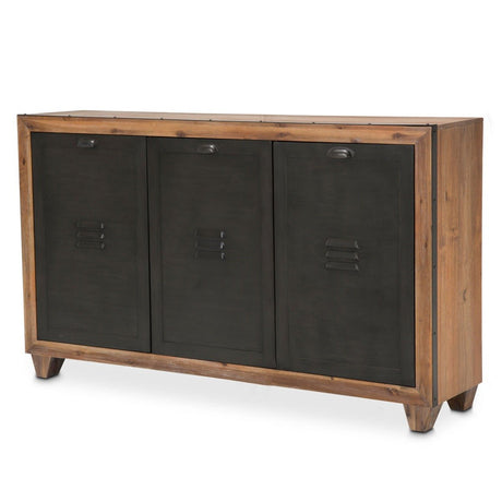 Brooklyn Walk Sideboard In Burnt Umber - Ki - Brkw007 - 408 | Aico - KI - BRKW007 - 408 - Home Elegance USA - 1