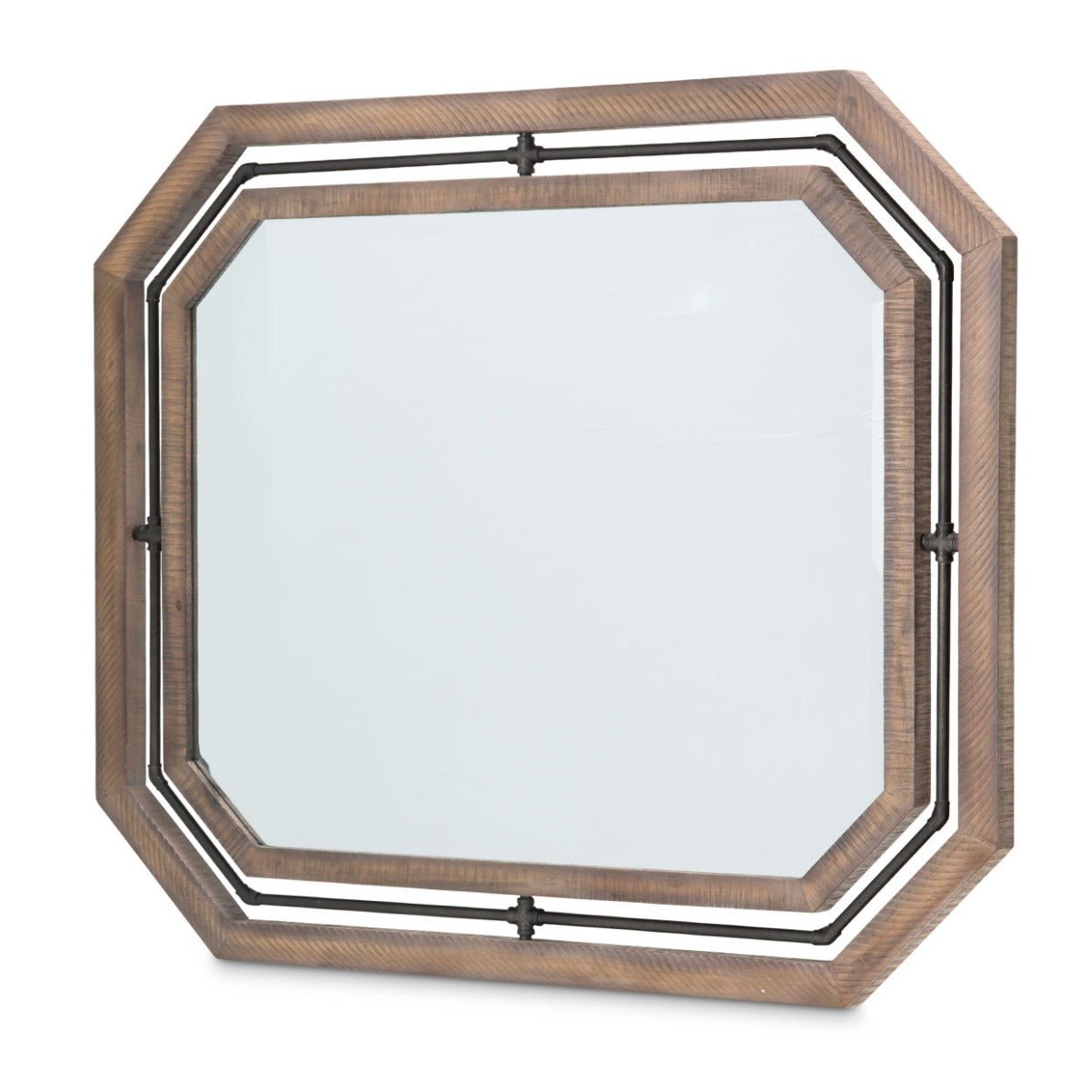 Crossings Wall Mirror In Reclaimed Barn - Ki - Crsg067 - 217 | Aico | Home Elegance USA