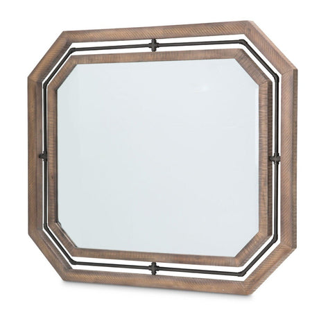 Crossings Wall Mirror In Reclaimed Barn - Ki - Crsg067 - 217 | Aico - KI - CRSG067 - 217 - Home Elegance USA - 1