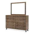 Del Mar Sound Dresser with Wall Mirror in Boardwalk Finish – AICO