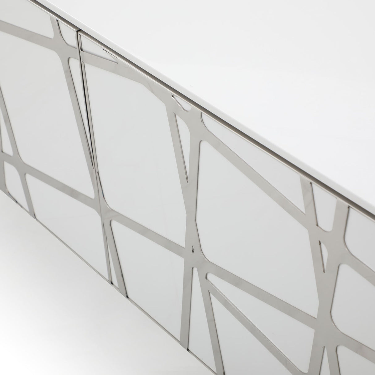 Modrest Kilson - Modern White TV Stand
