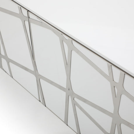 Modrest Kilson - Modern White TV Stand