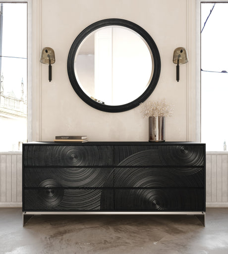 Cirque - Modern Black Ash Dresser - View Image 1