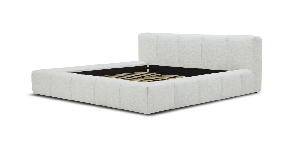 Lamont - Modern Eastern King Fabric Bed - View Image 1