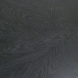 Modrest - Lander Modern Mid Century Black Oak Round Dining Table