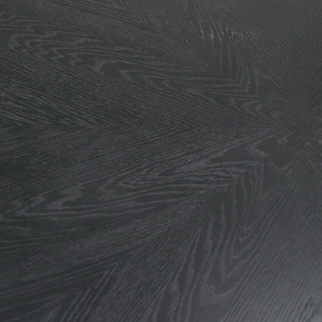 Modrest - Lander Modern Mid Century Black Oak Round Dining Table