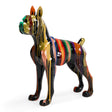 Large Dog - Black + Multi-Color Sculpture - View Image 1