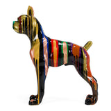 Large Dog - Black + Multi-Color Sculpture - View Image 1
