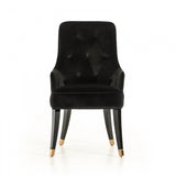 A&X Larissa Modern Black Fabric Dining Chair Vguncc016 - Blk - VGUNCC016 - BLK - Home Elegance USA - 3