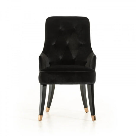 A&X Larissa Modern Black Fabric Dining Chair Vguncc016 - Blk - VGUNCC016 - BLK - Home Elegance USA - 3