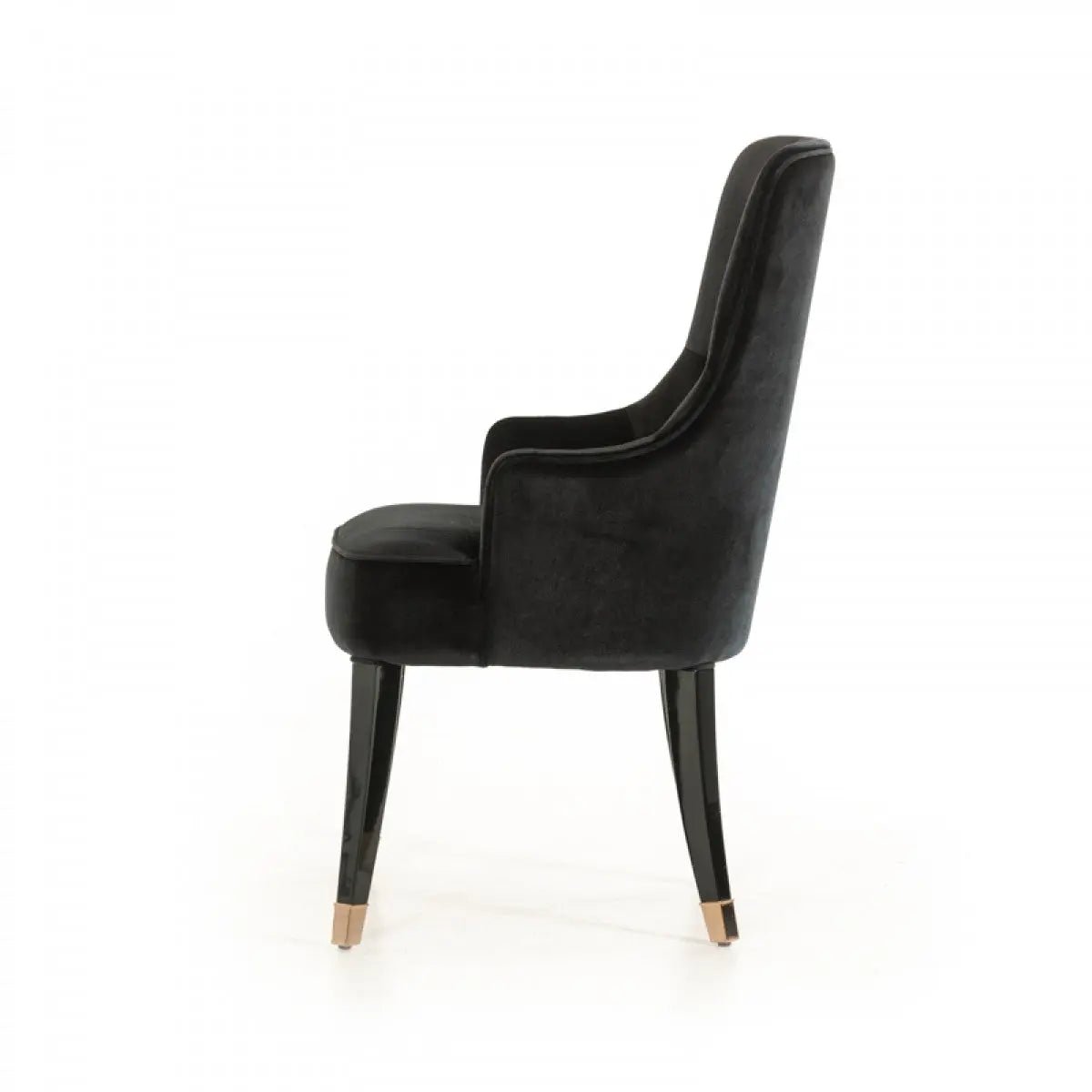 A&X Larissa Modern Black Fabric Dining Chair Vguncc016 - Blk - VGUNCC016 - BLK - Home Elegance USA - 4