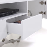Modrest Legend - 87"-Wide Modern White TV Stand | VIG