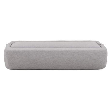 Divani Casa Lerner - Modern Light Grey Fabric Sofa Bed