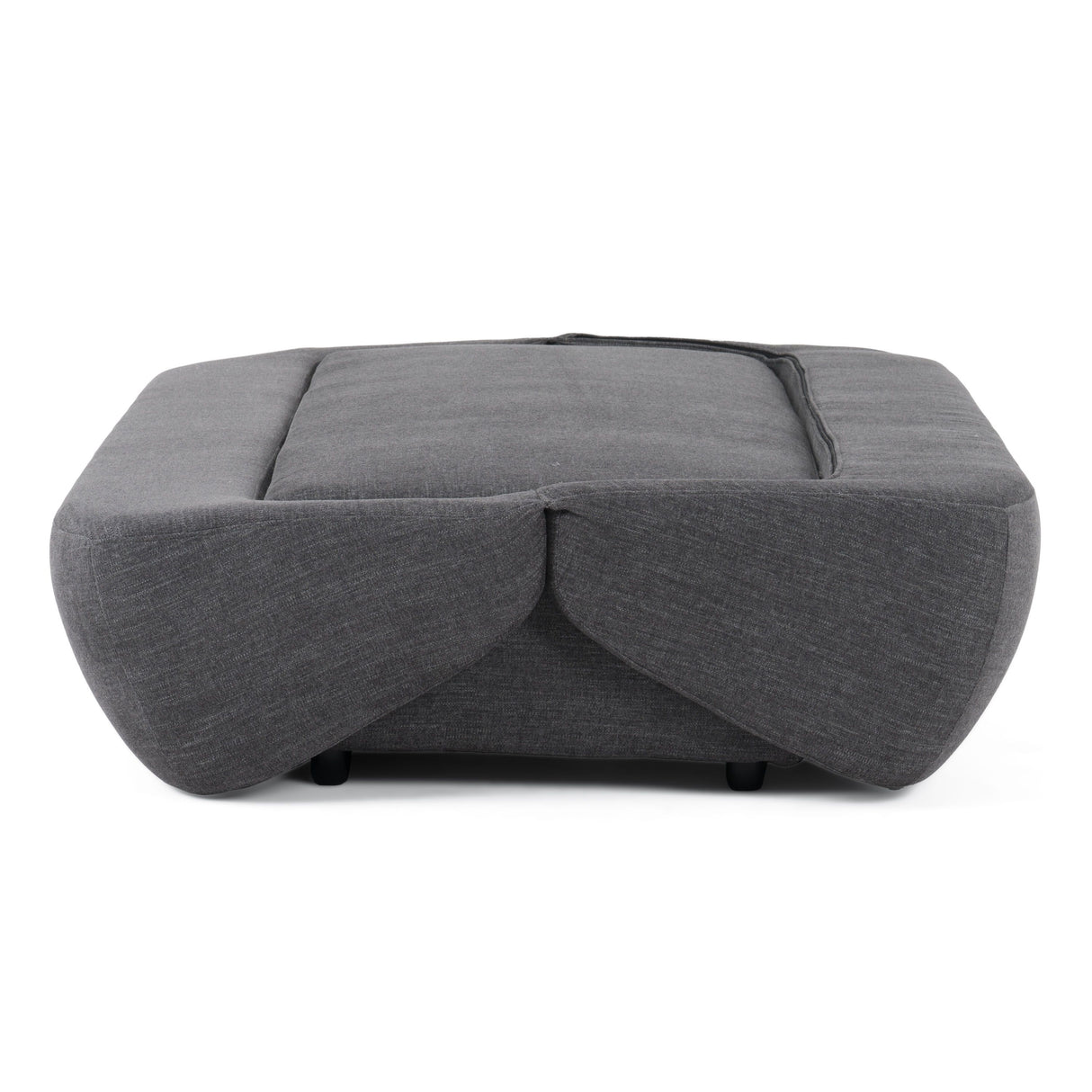Divani Casa Lerner - Modern Dark Grey Fabric Sofa Bed