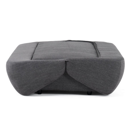 Divani Casa Lerner - Modern Dark Grey Fabric Sofa Bed