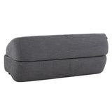 Divani Casa Lerner - Modern Dark Grey Fabric Sofa Bed