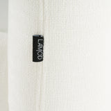 Queen Liam + Mikala - Modern Ivory Fabric + Natural Oak 4-Piece Bedroom Set