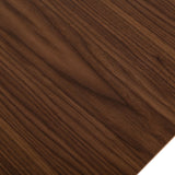 Modrest Livia - Modern Wenge & Gold Stainless Steel Dining Table