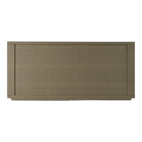 Lois - Modern Beige Shagreen + Brass Dresser - View Image 1