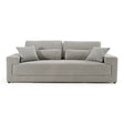 Loki - Modern Grey Fabric 3-Seat Sofa - View Image 1