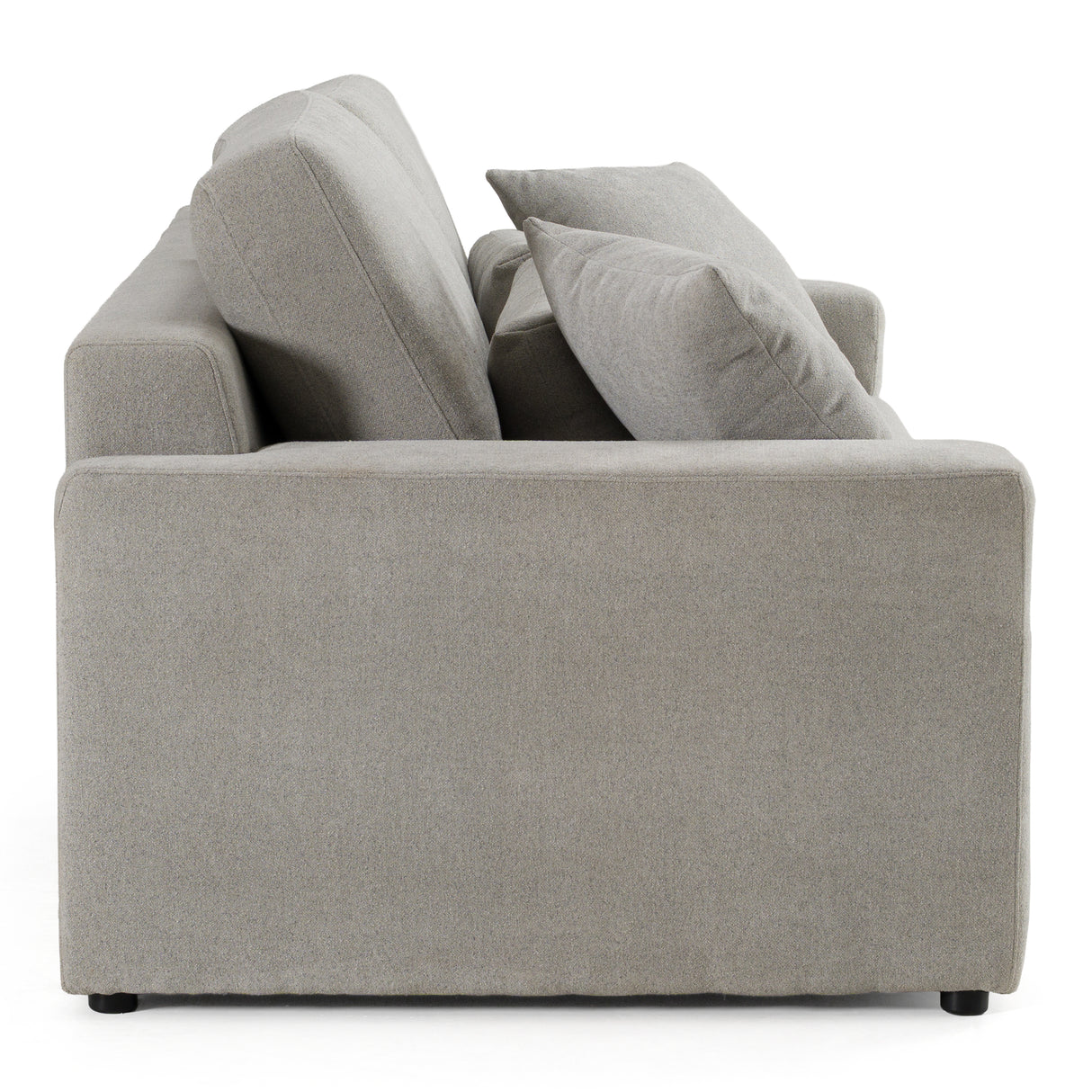 Loki - Modern Grey Fabric 3-Seat Sofa - View Image 1