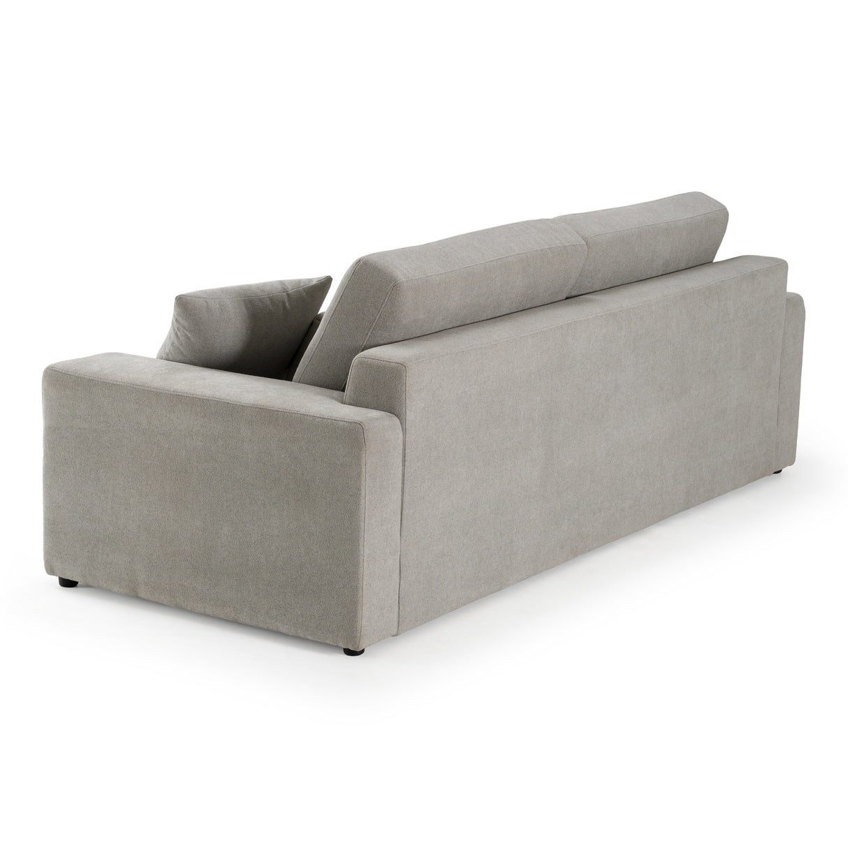 Loki - Modern Grey Fabric 3-Seat Sofa - View Image 1