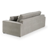 Loki - Modern Grey Fabric 3-Seat Sofa - View Image 1