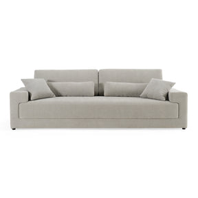 Loki - Modern Grey Fabric 4-Seat Sofa - View Image 1