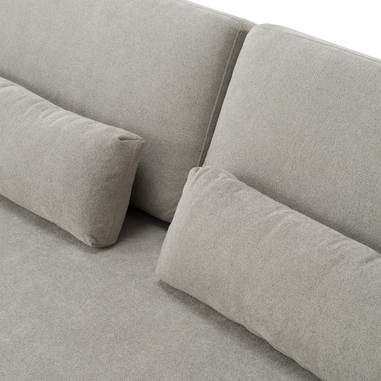 Loki - Modern Grey Fabric 4-Seat Sofa - View Image 1