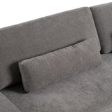 Loki - Modern Grey Fabric Right Facing Sectional Sofa - View Image 1