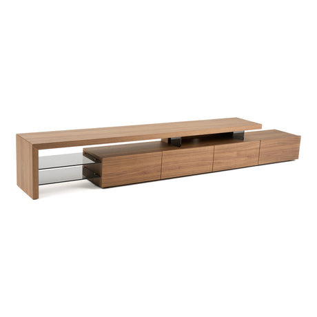 Modrest Loreta - Modern Walnut TV Stand