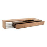 Modrest Loreta - Modern Walnut TV Stand