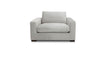 Divani Casa Poppy - Modern White Fabric Lounge Chair | Home Elegance USA