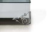 LS538 Emma Modern White Coffee Table w/ Glass Top | VIG - Home Elegance USA