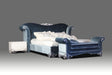 Queen Rita Transitional Fabric Bed - View Image 1