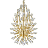 Astra LED Large Chandelier – Gold Starburst Crystal Luxury Statement Fixture