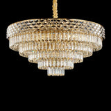 Aurelia 28-Light Chandelier – Gold Tiered Crystal Luxury Statement Fixture