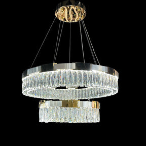 Nova Round LED Chandelier – Modern Sculptural Circular LED Lighting Fixture