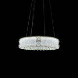 Mina Small Round LED Chandelier – Modern Slim Circular LED Lighting Fixture