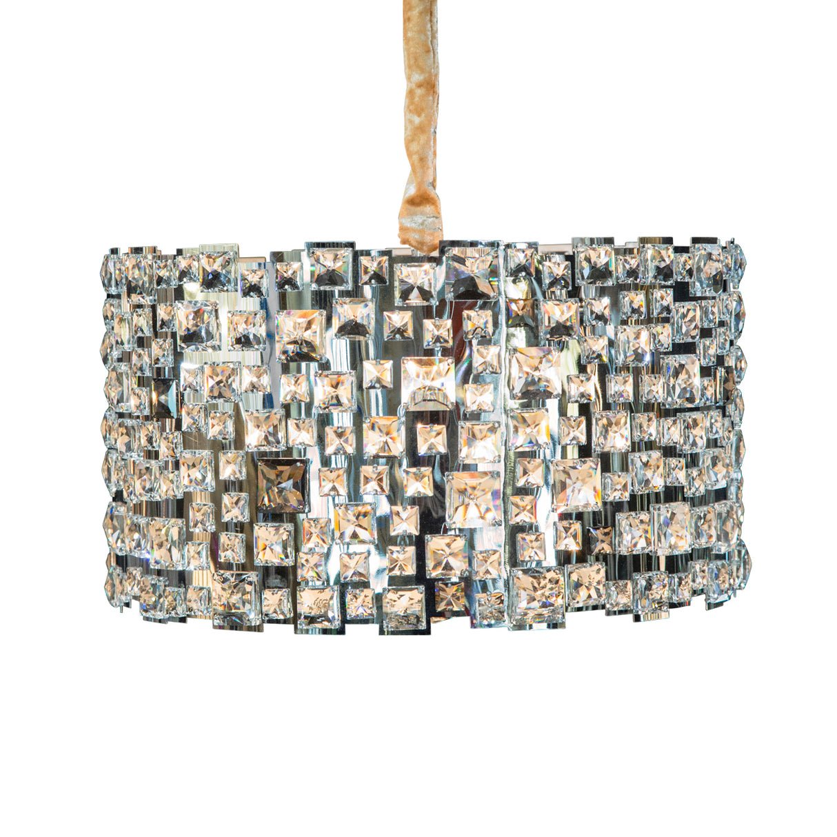 Furniture Facets 6 Light Chandelier - Lt-Ch964-6Clr - Aico Furniture - Home Elegance USA