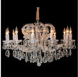 Alhambra 12-Light Chandelier in Clear Glass & Chrome Finish – Aico Furniture