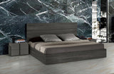 Lucia - Eastern King Italian Modern Matte Grey / Elm Grey Bed - View Image 1