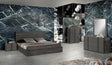Lucia - Eastern King Italian Modern Matte Grey / Elm Grey Bed - View Image 1