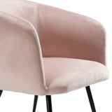 Conroy + Luzerne - Modern Black + Pink Dining Table Set - View Image 1