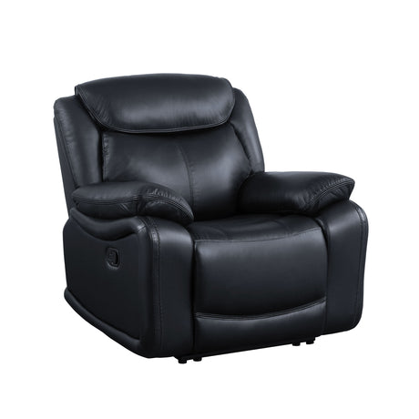 Acme - Ralorel Motion Recliner LV00062 Black Top Grain Leather