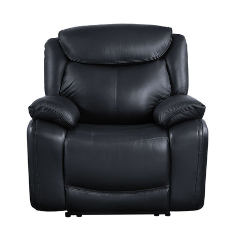 Acme - Ralorel Motion Recliner LV00062 Black Top Grain Leather