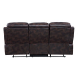 Acme - Perfiel Motion Sofa LV00066 Two Tone Dark Brown Top Grain Leather