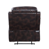 Acme - Perfiel Motion Recliner LV00068 Two Tone Dark Brown Top Grain Leather